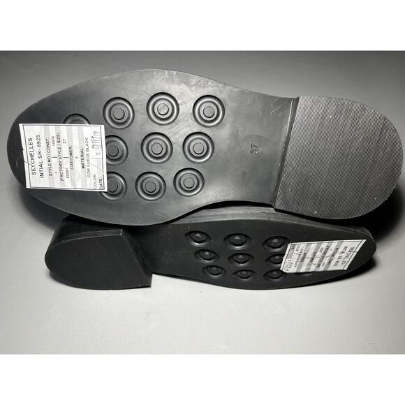 Seychelles Boots Womens Size EU 37 Black Suede Lace Up Side Zip Combat Style - Picture 6 of 10